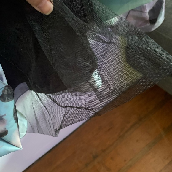 Geisha Designs ballgown skirt, abstract print sz 10 - Picture 6 of 9